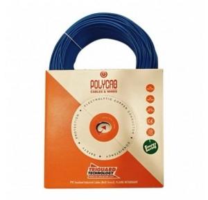 Polycab 1.5 Sqmm 1 Core FR PVC Insulated Flexible Cable, 90 mtr (Blue)